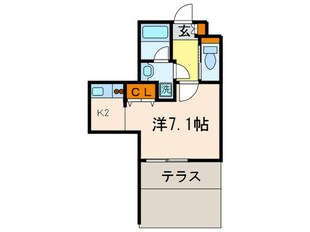 べラジオ京都高台寺(101)の物件間取画像